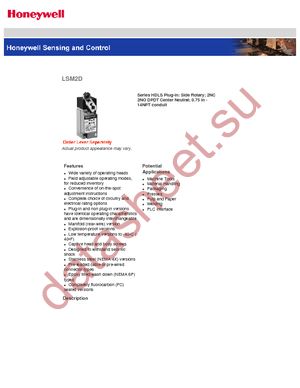 LSM2D datasheet  